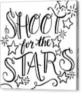 Shoot For The Stars Canvas Print