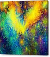 Silk-featherbrush Number 1 - Rhapsody In The Key Of Joy And Mystery Canvas Print