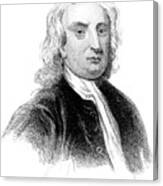 Sir Isaac Newton, English Physicist Canvas Print