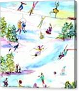 Ski Slopes 1 Canvas Print