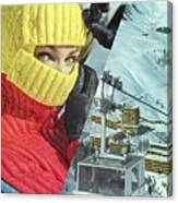 Skiing, Ski Fashion Sports Illustrated Cover Canvas Print