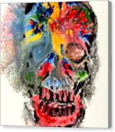 Skull Blown Canvas Print