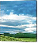 Sky Over The Hills Canvas Print