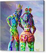 Slay King And Queen Canvas Print