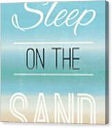 Sleep Sand Canvas Print