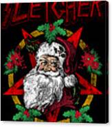 16x16 Multicolor BCC Santa's Christmas Shirts & Jolly Gifts Heavy Metal Christmas Sleigher Hail Santa Claus Rock Music Throw Pillow