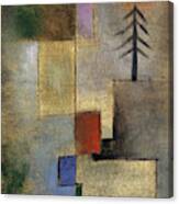 Small Picture Of Fir Trees, 1922 Canvas Print