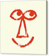 Smiling Face Canvas Print