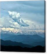 Snowcapped Peaks Of Siachen Glacier Canvas Print
