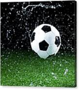 Soccer Ball, Close-up Canvas Print