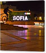 Sofia Night Rider Canvas Print