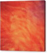 Soft Artistic Fire Like Background Of Red, Orange And Yellow Swirls Canvas Print