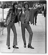 Sonny And Cher Canvas Print