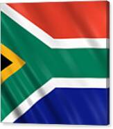 South Africa Flag Canvas Print