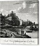 South View Of Shrewsbury Castle Canvas Print