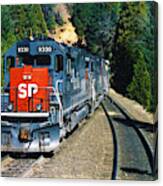 Vintage Railroad - Southern Pacific Sd45-t2 Canvas Print