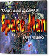 Space Man Canvas Print