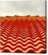 Spainish Tile Waves Canvas Print