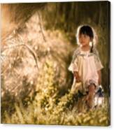 Sparkling Girl Canvas Print