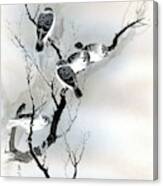 Sparrows Canvas Print