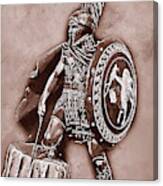 Spartan Hoplite - 37 Canvas Print