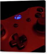 Sport Red Xbox Controller Canvas Print