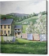 Spring House Canvas Print