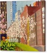 Spring In Worth St Canvas Print