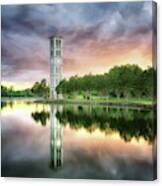 Spring Sunset At The Bell Tower Canvas Print