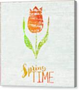 Spring Time Tulip Canvas Print