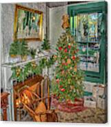 St Augustine Fl Colonial Christmas Canvas Print