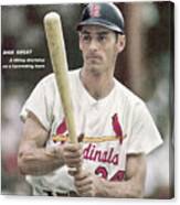 St. Louis Cardinals Dick Groat Sports Illustrated Cover Canvas Print