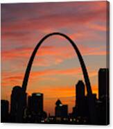 St Louis Skyline Canvas Print