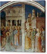 St Peter Ordaining St Stephen Deacon Canvas Print