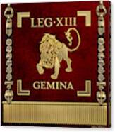 Standard Of The 13th Legion Geminia - Vexillum Of 13th Twin Legion Canvas Print