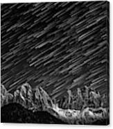 Starfall In The Dolomites Canvas Print