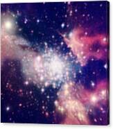 Stars Of A Planet And Galaxy In A Free Canvas Print