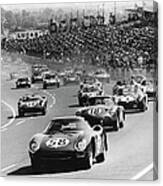 Start Of The Le Mans 24 Hours, France Canvas Print