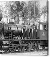 Steam Engine Locomotive 594 Finland Canvas Print