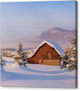 Steamboat Morning Canvas Print