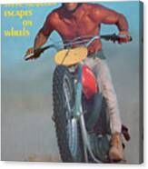 Steve Mcqueen, Motocross Sports Illustrated Cover Canvas Print