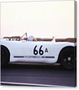 Steve Mcqueen Racing Porsche Canvas Print
