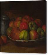 Still Life With Apples Canvas Print