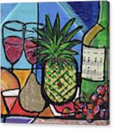 Still Life With Fruit And Wine #304 Canvas Print