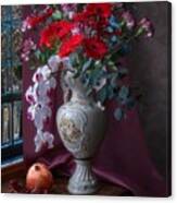 Still Life With Luxurious Bouquet Canvas Print
