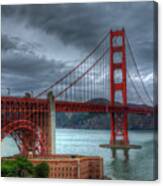 Stormy Golden Gate Bridge Canvas Print