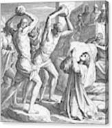 Stoning Of Stephen, Acts Of The Apostles Canvas Print