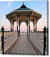 Stood Up At The Bandstand Canvas Print