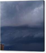 Storm Approaching The City Canvas Print