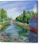 Strasbourg Stroll-france Canvas Print